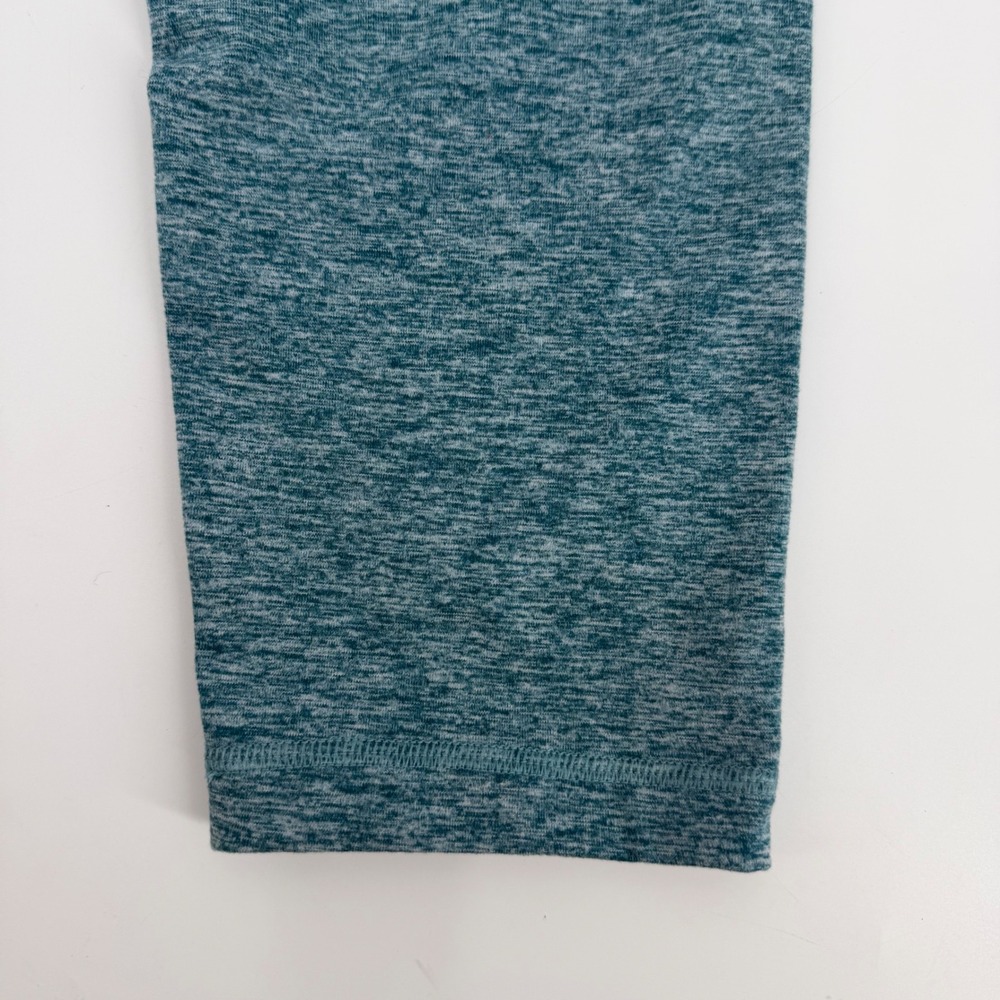 Zobha Womens H. Hydro Heathered Teal High Waisted Capri Leggings Size M NWT - Picture 7 of 7